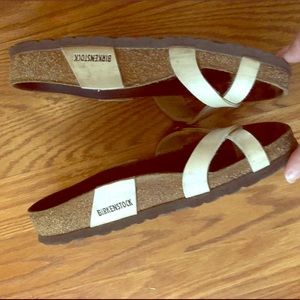Birkenstock Size 36 Pearl White